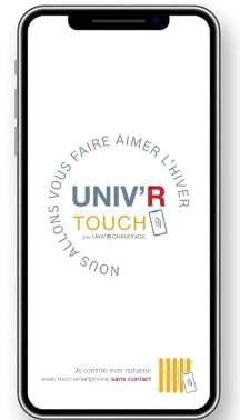 L'application UNIVR TOUCH est facile à installer et à programmer