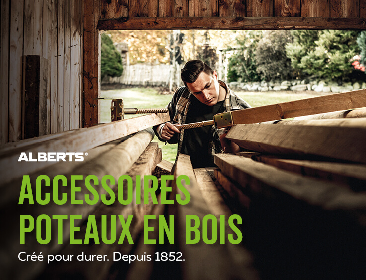 GAH-ALBERTS Accessoires pour poteaux en bois