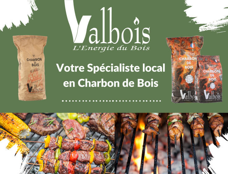 charbon de bois pour allumer les barbecues