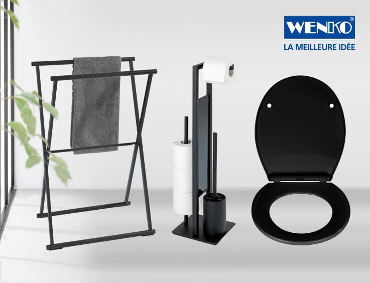 Abattant pour wc / Accessoires de salle de bains marque Wenko