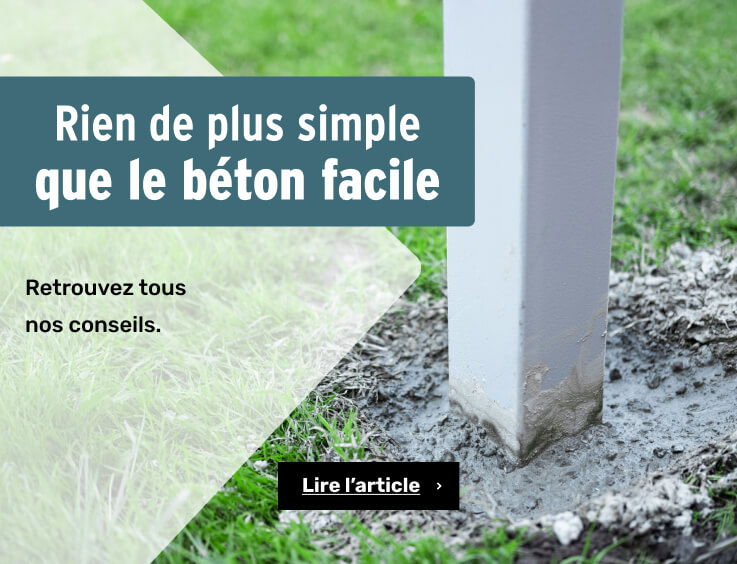 Article rien de plus simple que le béton facile "speed béton" VPI