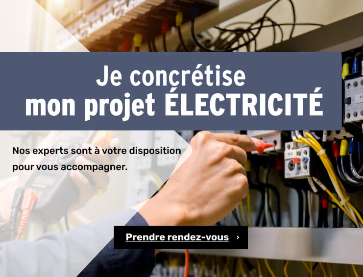 Projet électricité - rendez-vous en ligne avec un expert pour vous accompagner