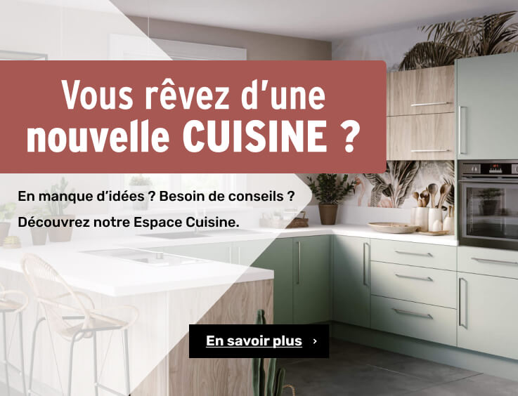 Projet cuisine - bienvenue dans votre espace cuisine / rendez-vous en ligne avec un expert pour vous accompagner / besoin d'inspiration / tendances cuisine / catalogue cuisine