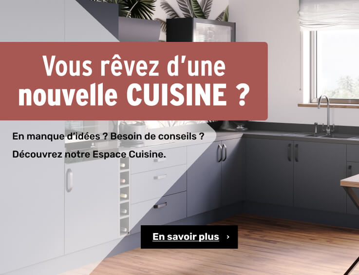 Projet cuisine - bienvenue dans votre espace cuisine / rendez-vous en ligne avec un expert pour vous accompagner / besoin d'inspiration / tendances cuisine / catalogue cuisine