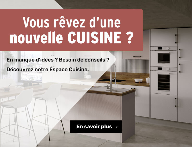 Projet cuisine - bienvenue dans votre espace cuisine / rendez-vous en ligne avec un expert pour vous accompagner / besoin d'inspiration / tendances cuisine / catalogue cuisine