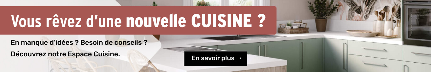 Projet cuisine - bienvenue dans votre espace cuisine / rendez-vous en ligne avec un expert pour vous accompagner / besoin d'inspiration / tendances cuisine / catalogue cuisine