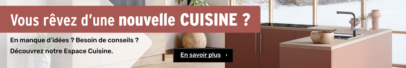 Projet cuisine - bienvenue dans votre espace cuisine / rendez-vous en ligne avec un expert pour vous accompagner / besoin d'inspiration / tendances cuisine / catalogue cuisine