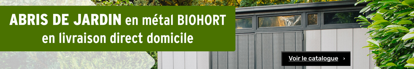 Catalogue abris en métal BIOHORT