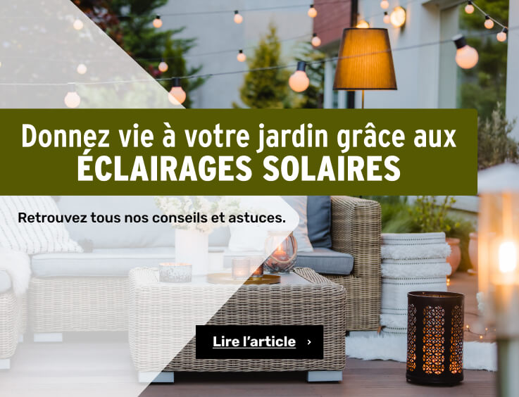 DONNEZ VIE À VOTRE JARDIN GRÂCE AUX ÉCLAIRAGES EXTERIEURS