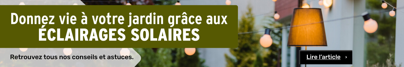 DONNEZ VIE À VOTRE JARDIN GRÂCE AUX ÉCLAIRAGES EXTERIEURS