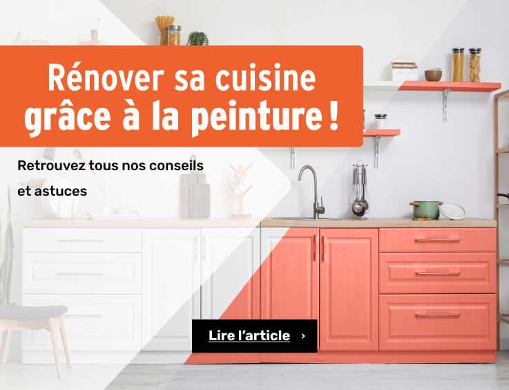 Article Rénover sa  cuisine grâce à la peinture 