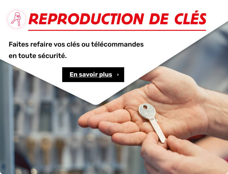 Service reproduction de clés et/ou télécommandes