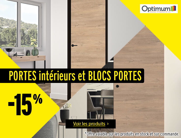 portes intérieurs et bloc porte OPTIMUM