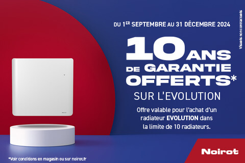 offre extension de garantie noirot gamme evolution