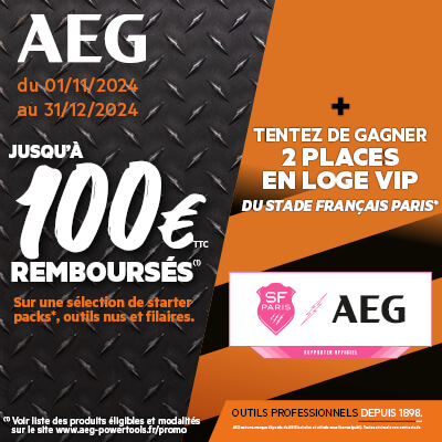 offre de remboursement AEG - Automne 2024