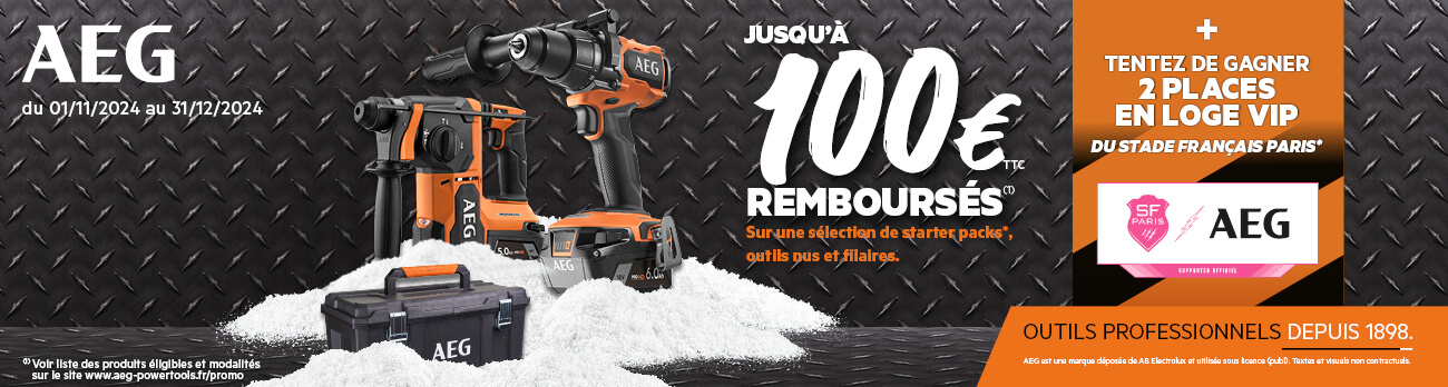 offre de remboursement AEG - Automne 2024