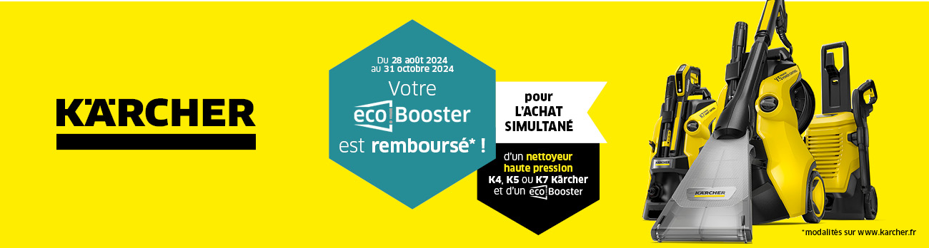 offre de remboursement karcher nettoyeur haute pression et eco booster