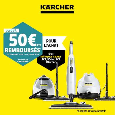 offre de remboursement karcher nettoyeur vapeur 