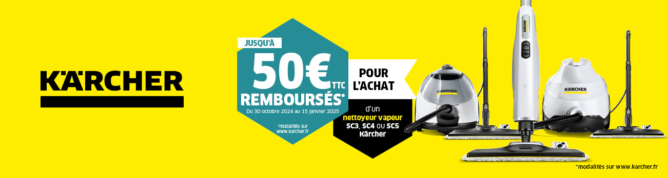 offre de remboursement karcher nettoyeur vapeur 