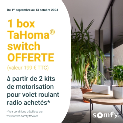 offre volet roulant radio somfy