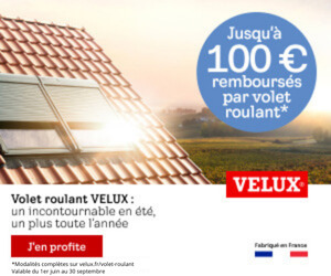 offre de remboursement pour tout achat de volet roulant VELUX