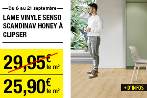 Sol vinyle décor bois clair Scandinav Honey 4,2x212x1239mm 23/31 GERFLOR