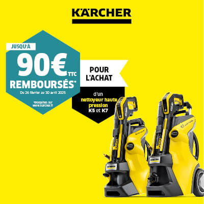 offre de remboursement nettoyeurs haute pression karcher