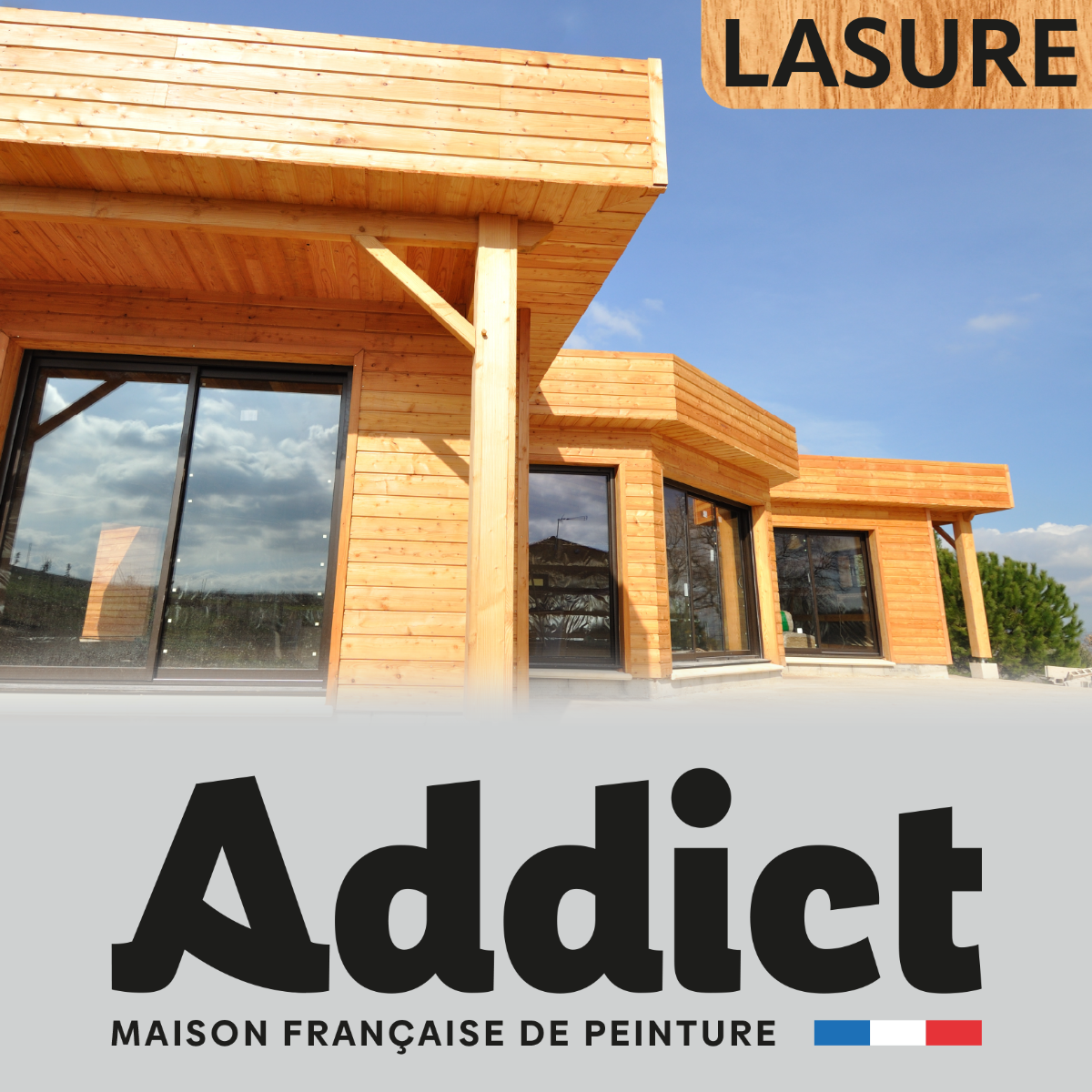 Gamme de lasures pour différents bois - ADDICT