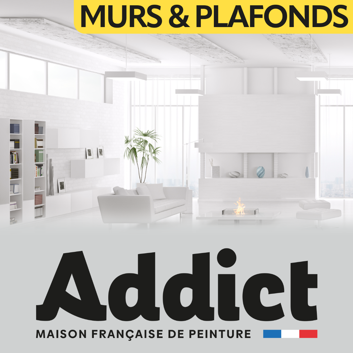 Gamme de peintures murs et plafonds - ADDICT