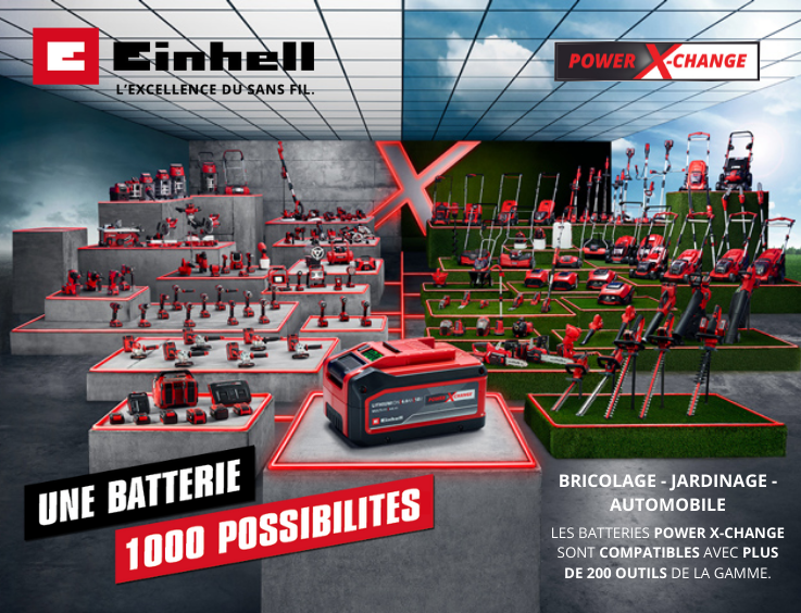 Einhell Pack EINHELL 18V Power X-Change - Perceuse visseuse à
