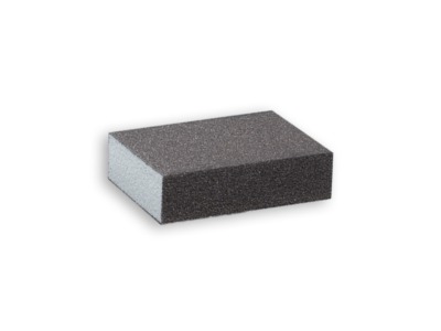 Eponge abrasive 4 faces - grain fin Eco