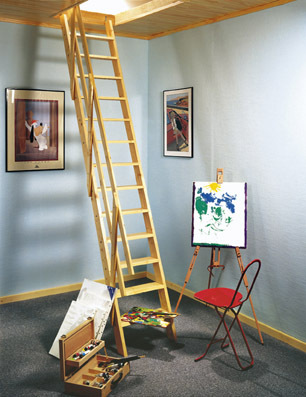 Escalier et rampe sapin Premium 275 x 50 cm SOGEM