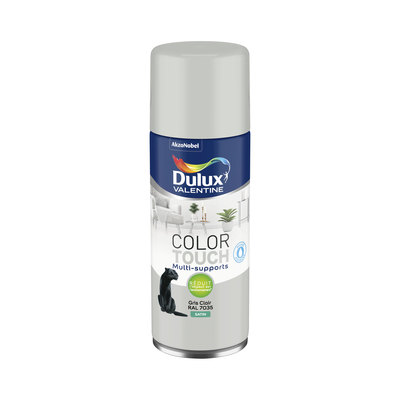 Bombe de peinture Color touch JULIEN gris clair RAL 7035 satiné 400 ml