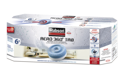 Absorbeur d'humidité Rubson Aéro 360° pour grandes pièces - Absorbeurs d' humidité, déshumidificateurs