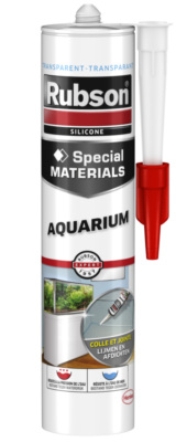 Mastic d'étanchéité Spécial aquarium RUBSON, transparent, 280 ml