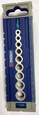 TIVOLY Guide percage pilot5 rectangulaire spécial tubes & angles, Diam.4 à  12 mm TIVOLY pas cher 