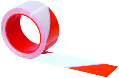 Rubalise HPX blanc et rouge 50 mm x 100 m - Équipement atelier