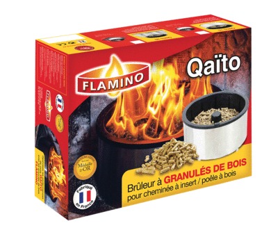 Brûleur à granulés de bois Qaïto Q20 - FLAMINO - le Club