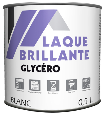 Peinture glycero special sol 2,5L BLANC int/ext - Cdiscount Bricolage