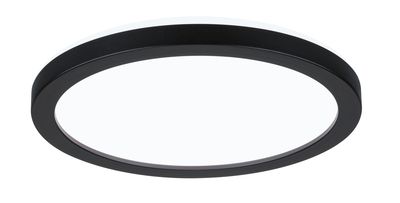 Plafonnier Led Rond Noir Mm K W Atria Shine Paulmann Ampoule Luminaire