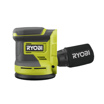 Ryobi ONE+ Ponceuse excentrique sans fil R18P-0 (18 V, sans batterie,  diamètre du plateau de polissage 125 mm, diamètre du cercle oscillant 8 mm)