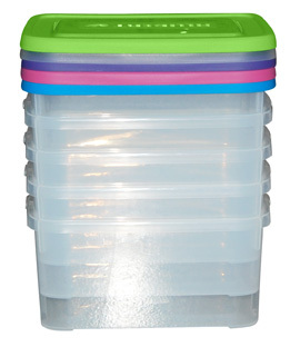 Box de rangement en plastique avec couvercle Allibert - 25 litres