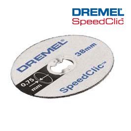 DREMEL - Disques à Tronçonner (5) - EZ Speed Ø38mm - 0,75mm - Fins - Métaux