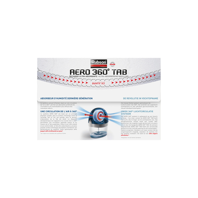 Pack de recharge pour absorbeur d'humidité Pattex AERO 360° (4