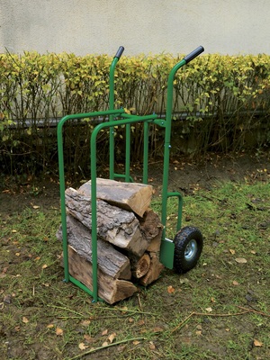 Toolland Chariot à bûches, Vert, Charge Max. 250 kg
