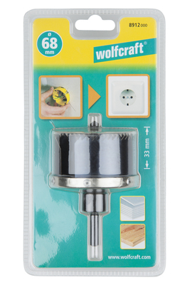 Wolfcraft 5968000 Scie-cloche 68 mm 1 pc(s) - Conrad Electronic France