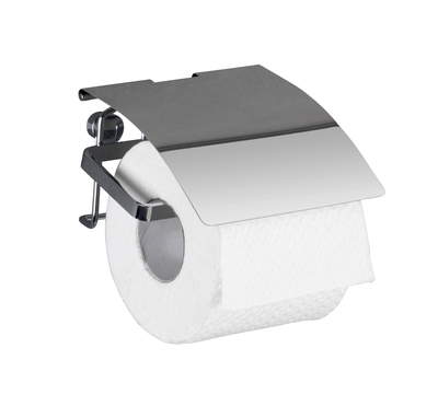 Porte rouleau papier toilette Wenko 2 en 1 acier inox