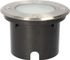 Spot extérieur encastrable LED Aluminium rond D.130 IP 67 Blanc chaud 380 lumens - ARLUX