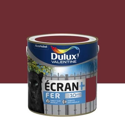 Peinture fer écran+ rouge basque RAL 3004 brillant 2 l - DULUX