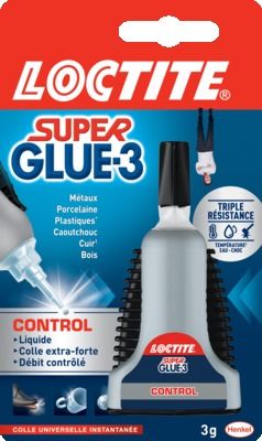 Colle Super Glue-3 Control liquide 3g LOCTITE